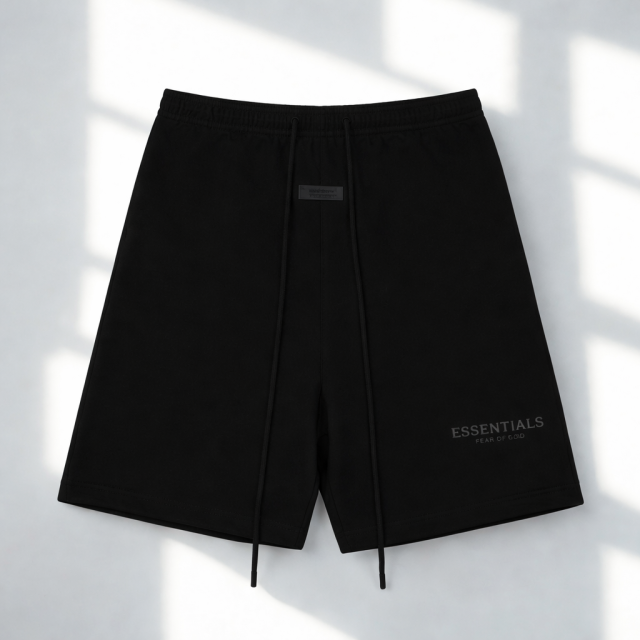 ESSENTIALS Fear of God 22SS 棉質抽繩短褲 