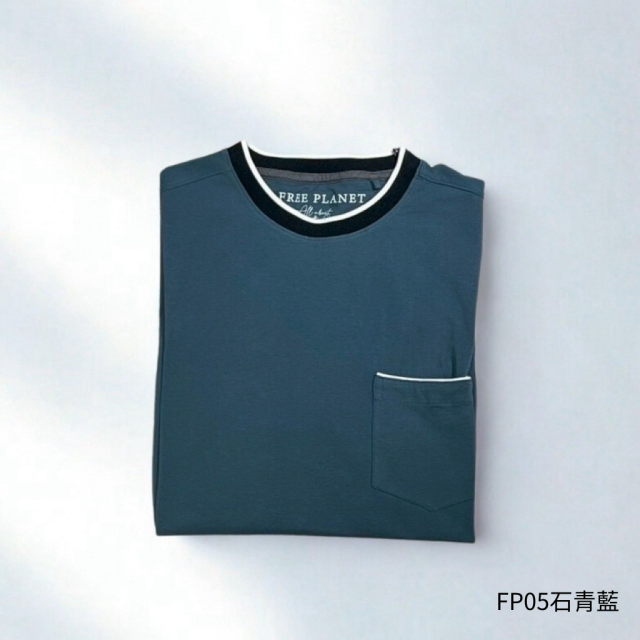 FREE PLANET 口袋短T