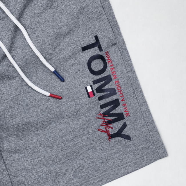 TOMMY HILFIGER 刺繡LOGO 棉質短褲