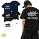 STUSSY Surf walk 三人圖騰短T