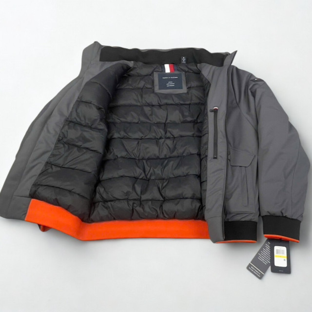 TOMMY HILFIGER 防風鋪棉隱藏帽外套