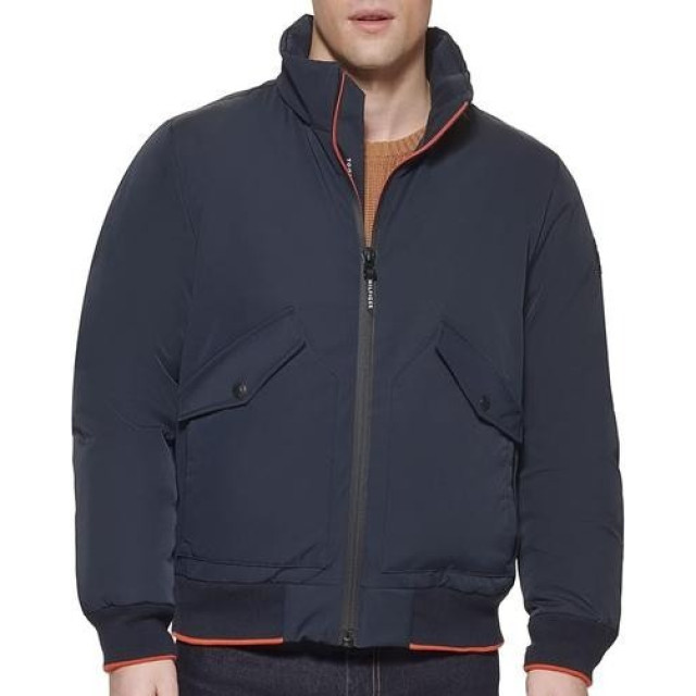 TOMMY HILFIGER 防風鋪棉隱藏帽外套