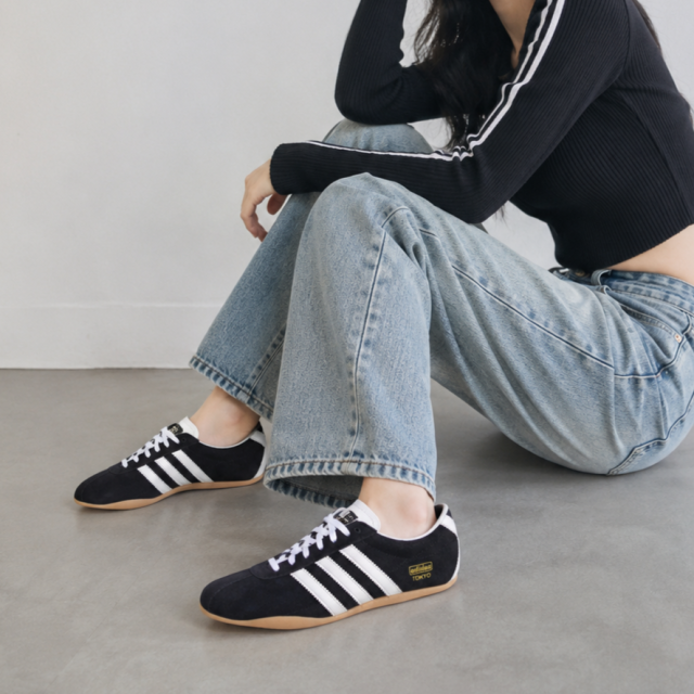 Adidas TOKYO 復古薄底麂皮休閒鞋