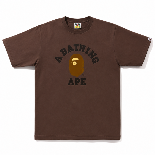 BAPE College Logo 短T｜A Bathing Ape 猿人頭T恤