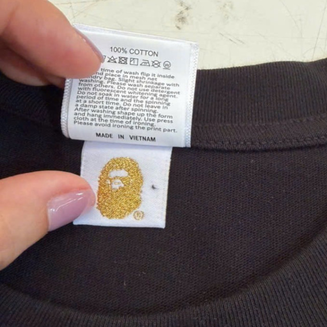 BAPE College Logo 短T｜A Bathing Ape 猿人頭T恤