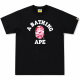BAPE A BATHING APE 迷彩猿人頭短T
