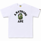 BAPE A BATHING APE 迷彩猿人頭短T
