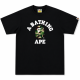 BAPE A BATHING APE 迷彩猿人頭短T