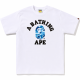 BAPE A BATHING APE 迷彩猿人頭短T
