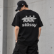 STUSSY Surf walk 三人圖騰短T