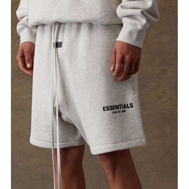 ESSENTIALS Fear of God 22SS 棉質抽繩短褲 