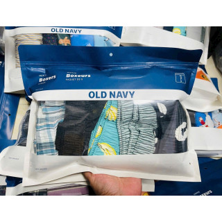OLD NAVY 男士純棉平口內褲  (5入組) 隨機出貨