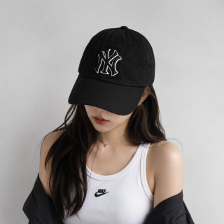 MLB NY 洋基老帽｜可調式刺繡Logo鴨舌帽