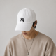 MLB NY 洋基老帽｜可調式刺繡Logo鴨舌帽