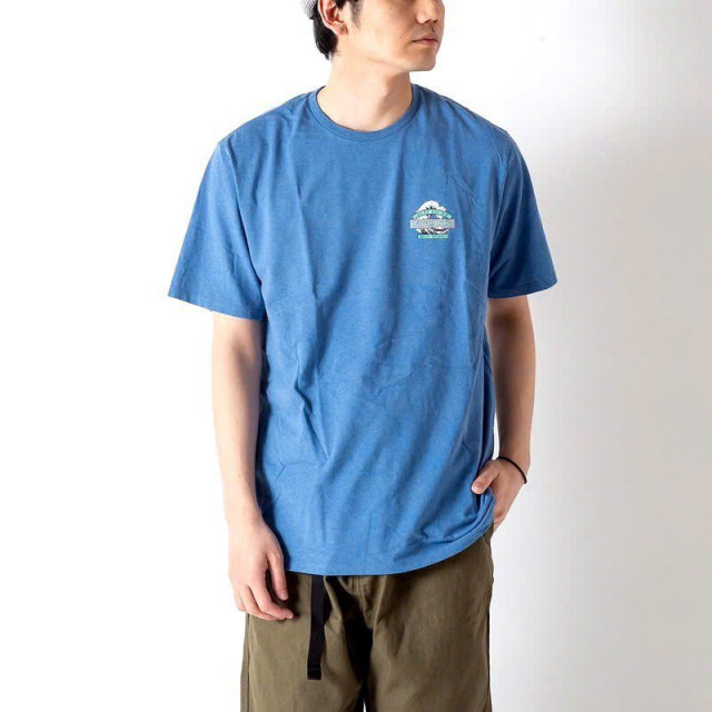 Patagonia Great Pacific Iron Works 浪花山脈 Logo 短T