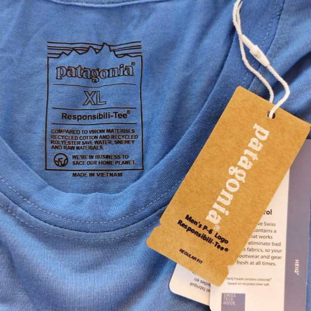 Patagonia Great Pacific Iron Works 浪花山脈 Logo 短T