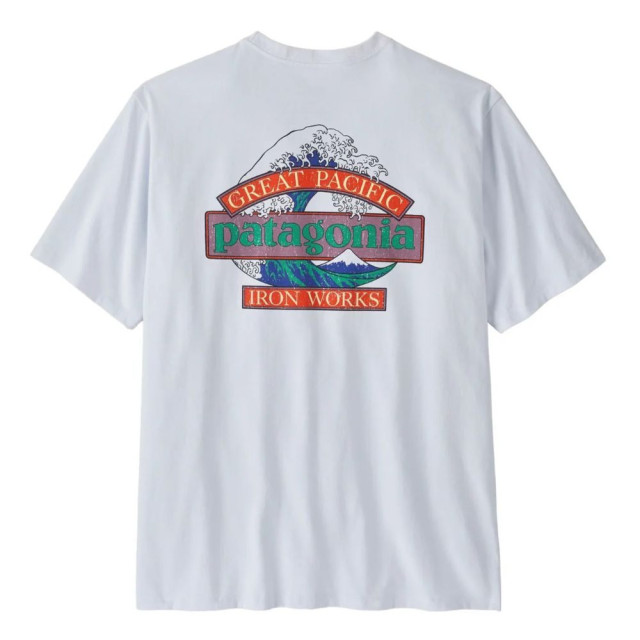 Patagonia Great Pacific Iron Works 浪花山脈 Logo 短T