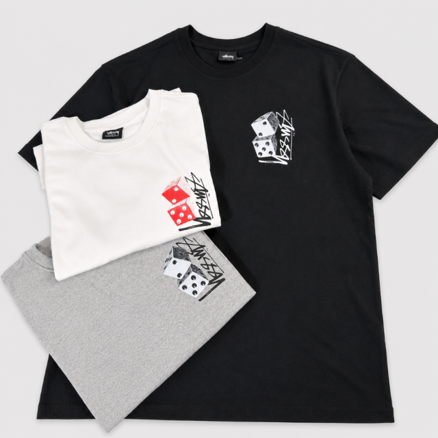 STUSSY Dice Logo 短T｜骰子印花