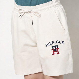 TOMMY HILFIGER 刺繡LOGO 棉質短褲