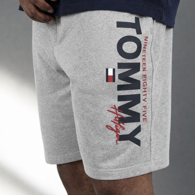TOMMY HILFIGER 刺繡LOGO 棉質短褲