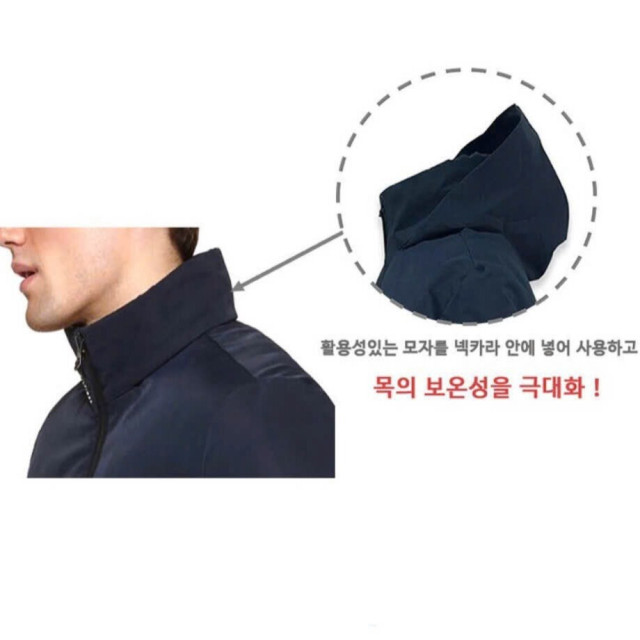 TOMMY HILFIGER 防風鋪棉隱藏帽外套