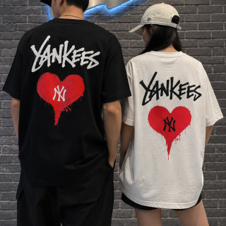 NEW ERA  NY  Yankees 愛心塗鴉短T