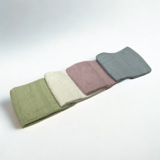 日系素色毛巾4入組