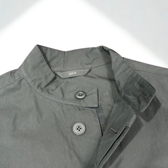 MASSIMO DUTTI無領風衣外套