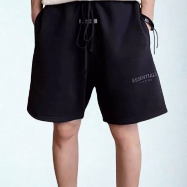 ESSENTIALS Fear of God 22SS 棉質抽繩短褲 