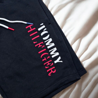TOMMY HILFIGER 刺繡LOGO 棉質短褲