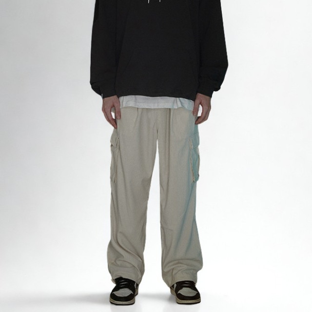 NOT4NER 韓系厚磅工裝長褲