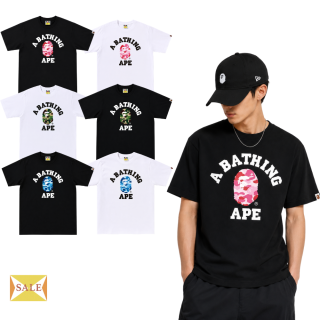 BAPE A BATHING APE 迷彩猿人頭短T