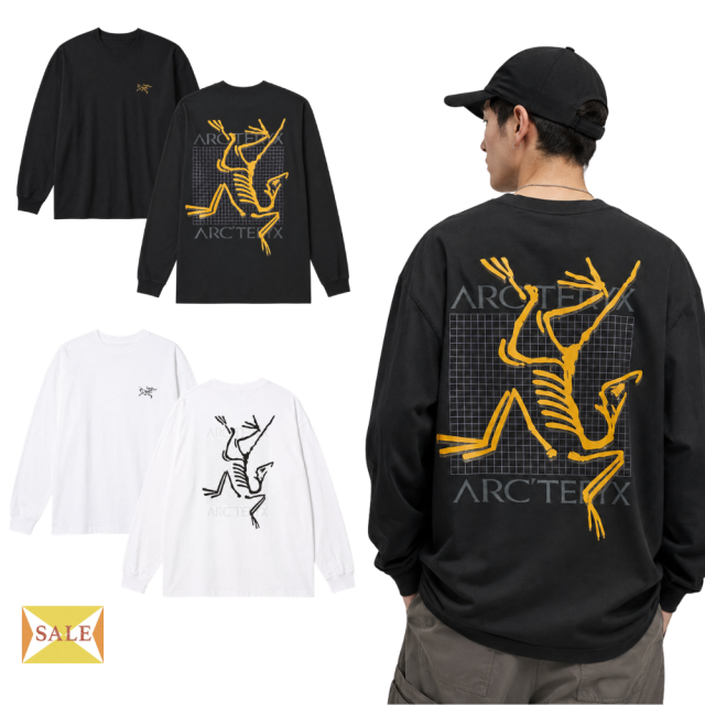 ARC'TERYX 始祖鳥  骷髏鳥大圖長T