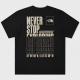 The North Face 北臉短T 經緯度  Never Stop Exploring