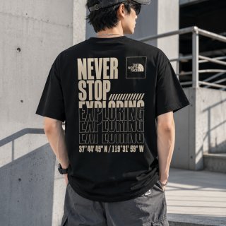 The North Face 北臉短T 經緯度  Never Stop Exploring