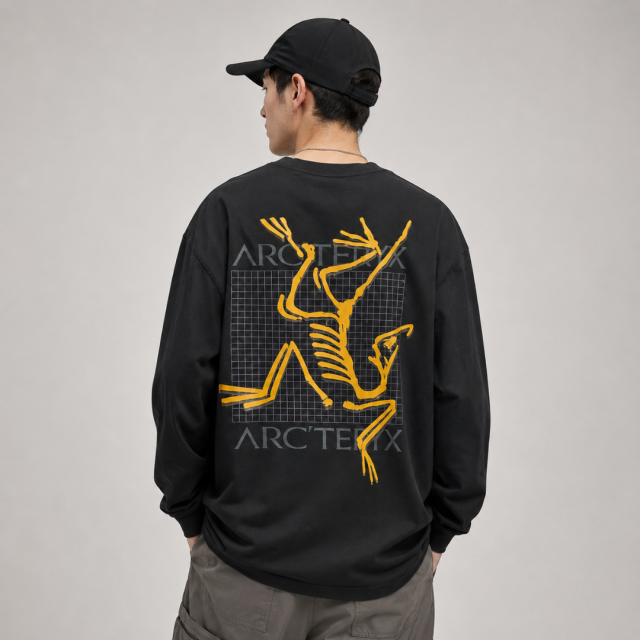 ARC'TERYX 始祖鳥  骷髏鳥大圖長T